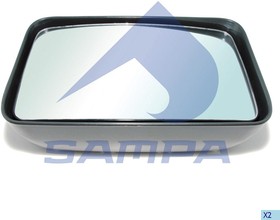 Фото 1/3 061.144, Зеркало боковое IVECO левое с подогревом SAMPA