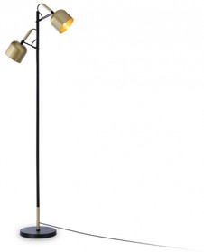 Ambrella Светильник напольный с выключателем на проводе TR97125/2 GD/BK золото/черный E27*2 max 40W D130*223*1460