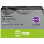 Картридж ленточный Cactus CS-DK22225 DK-22225 черный для Brother QL-800, 810W ...