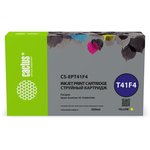 Картридж струйный Cactus CS-EPT41F4 T41F4 желт.пигм. (350мл) для Epson SureColor ...