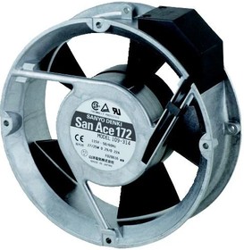 109-313, AC Fans AC Axial Fan, 172x51mm Round, 230VAC, Dyna Ace