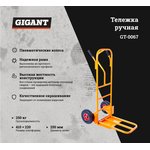 Тележка грузовая ТГ-250 250 пневмо GT-0067