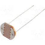 PGM1203, Фоторезистор, 250мВт, 18-50кОм, 560нм, Монтаж: THT, 250ВDC, dLED: 12мм