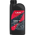 LAVR Ln7725 Моторное масло МОТО GT STREET 4T 10W-40 (1л)