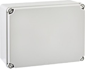 Распределительная коробка наружного монтажа 185x246x100 мм, IP65-IP67, без сальников, гладкие стенки EL231