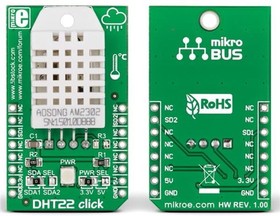 MIKROE-1798, Temperature Sensor Development Tools DHT22 click