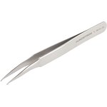 TL SM 104-SA, 120 mm, Stainless Steel, Rounded, ESD Tweezers