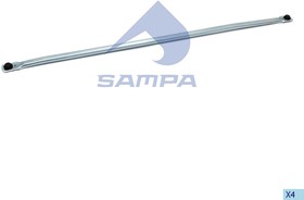Фото 1/3 042.337, Тяга SCANIA 4 series трапеции стеклоочистителя L=875мм (между шарнирами) SAMPA