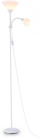 Ambrella Светильник напольный с выключателем на проводе TR97622 WH белый E27+E14 max 40W D245/100*1770