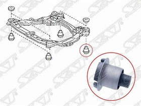 Сайлентблок подрамника Toyota Camry (XV40,XV50) 06-21 / Lexus ES 06-18