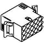 03-09-1151, STANDARD .093" Female Connector Housing, 5.03mm Pitch, 15 Way, 3 Row