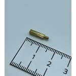 Стойка для печатных плат латунная М2 с накаткой, высота 10+3 мм, (папа-мама)