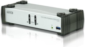 Квм переключатель ATEN 2-Port USB 3.0 DisplayPort KVMP™ Switch (Cables included)
