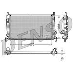 DRM10075, Радиатор системы охлаждения FORD: FOCUS C-MAX 1.6/1.6 TDCi/1.8/2.0/2.0 TDCi 03 - 07 \ MAZDA: 3 (BK) 1.4/2.0 03 - \ VOLVO: S40 II (