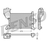 DRM17016, Радиатор системы охлаждения Снято с пр-ва. MB SPRINTER 2-t (901 ...