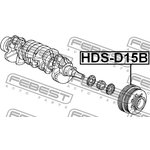 HDS-D15B, Шкив коленвала D13B/D15B/ZC