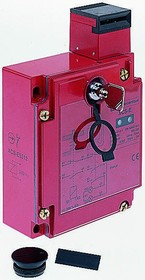 XCSE8311, Safety switch: bolting; XCSE; NC + NO; IP67; metal; red; 24VDC; 2kN