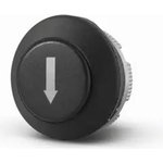 Кнопка черная, стрелка вниз PLN003
