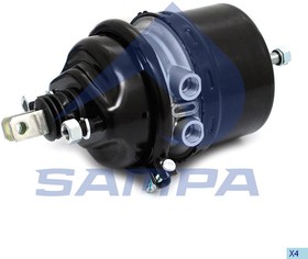 Фото 1/2 094.290-01, Энергоаккумулятор MAN TGA задний тип 24/24 барабанный тормоз (короткий шток) SAMPA