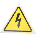 56-0006-3, Наклейка знак электробезопасности «Опасность поражения электротоком» ...