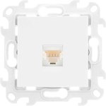 Розетка компьютерная СП Simon 24 RJ45 кат.5E UTP IP20 механизм бел. Simon 2410598-030