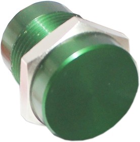 CPS16NF-ALGN, Piezo Switch, Momentary, 1-pole on-off switch, IP68, Wire Lead, 200 mA @ 24 V, -40 +125°C Green