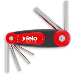 Felo Набор раскладной шестигранных ключей 6шт HEX 2,5-8,0 34500721