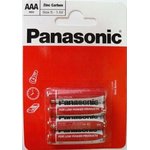 182, Элемент питания Panasonic R03 Zinc Carbon BP4 (кратно 4)