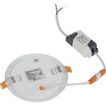 LED 1-6-6K Светильник ЭРА светодиодный круглый LED 6W 220V 6500K Б0019831