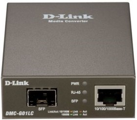 Фото 1/10 Конвертер D-Link Media Converter 1000Base-T to 1000Base-X SFP, Stand-alone
