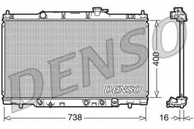 DRM40012, Радиатор системы охлаждения HONDA: CR-VII 2.0