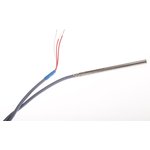 902150/30-724-1001- 1-6-100-04-10000/000, PT100 RTD Sensor, 6mm Dia, 100mm Long ...