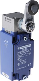 Фото 1/3 XCKJ10513, OsiSense XC Series Lever Limit Switch, NO/NC, IP66, SPDT, Zinc Alloy Housing, 240V ac Max, 10A Max