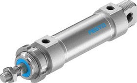 Фото 1/5 DSNU-32-50-P-A, Pneumatic Piston Rod Cylinder - 195982, 32mm Bore, 50mm Stroke, DSNU Series, Double Acting