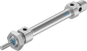 DSNU-8-40-P-A, Pneumatic Piston Rod Cylinder - 19179, 8mm Bore, 40mm Stroke, DSNU Series, Double Acting