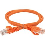 Коммутационный шнур ITK патч-корд, кат.5Е UTP, 2м, оранжевый PC07-C5EU-2M