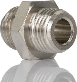 Фото 1/6 0901 00 13, LF3000 Series Straight Threaded Adaptor, G 1/4 Male to G 1/4 Male, Threaded Connection Style