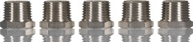 Фото 1/6 0904 17 21, LF3000 Series Straight Threaded Adaptor, R 1/2 Male to G 3/8 Female, Threaded Connection Style