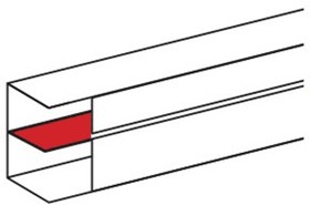 10473, Перегородка цвет белый высота 65 мм несущая для кабель-канала Legrand DLP 10473