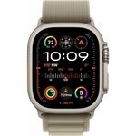 Смарт-часы Apple Watch Ultra 2 A2986, 49мм, оливковый/титан [mrey3lw/a]