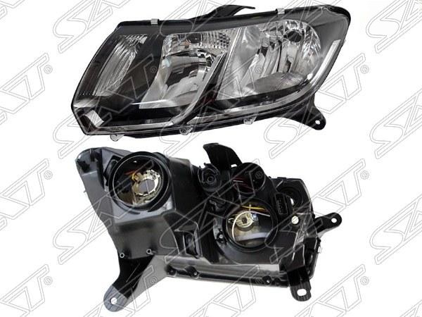 Фара Renault Logan 09-16 (Слева/ Галоген/ Ручная регулировка)