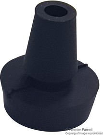 POF-50185, Резиновая прокладка / ножка, Прессовая Посадка, 4.6 мм, 13.4 мм, Круглая, Черный