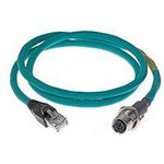 120109-0006, Ethernet Cables / Networking Cables M12 ETHNET DCODE F TO RJ45 M ...