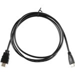 Кабель аудио-видео Buro mini-HDMI (m)/HDMI (m) 1.5м. черный (BHP-MINHDMI-1.5)