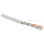 Кабель витая пара U/UTP кат.5E 4х2х24AWG solid PVC UUTP4-C5E-S24- IN-PVC-GY-305 ...