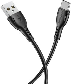 Фото 1/5 USB кабель BOROFONE BX51 Triumph Type-C 3A PVC 1м (черный)