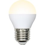 Светодиодная лампа LED-G45-7W/WW/E27/FR/NR. Форма шар, матовая. UL-00003823
