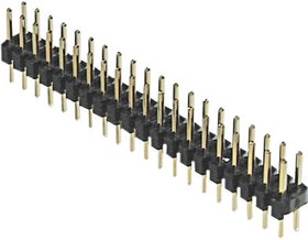 A-SL200-DG-G80D, A-SL200 Series Straight Through Hole Pin Header, 80 Contact(s), 2.0mm Pitch, 2 Row(s), Unshrouded