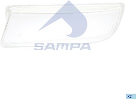 Фото 1/2 022.032, Стекло фары противотуманной MAN TGX (08-) левой SAMPA