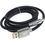 NB227 Black, Кабель USB Type C 1.2м черный XO